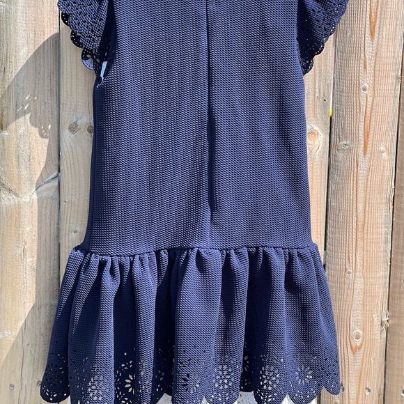 Mayoral Piquet Knit Ruffle Dress - Picture 8 of 8